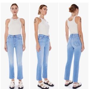 MOTHER Light Blue Straight Leg Jeans